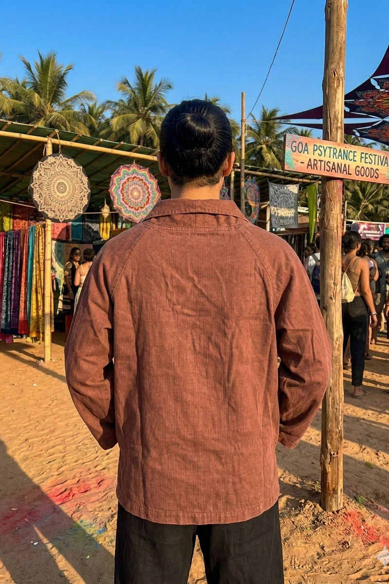 Desert Nomad Earth-Toned Utility Jacket